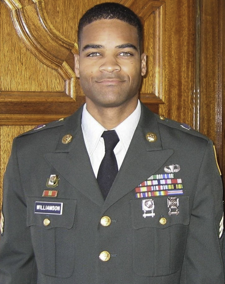 eli williamson in U.S. Army dress uniform